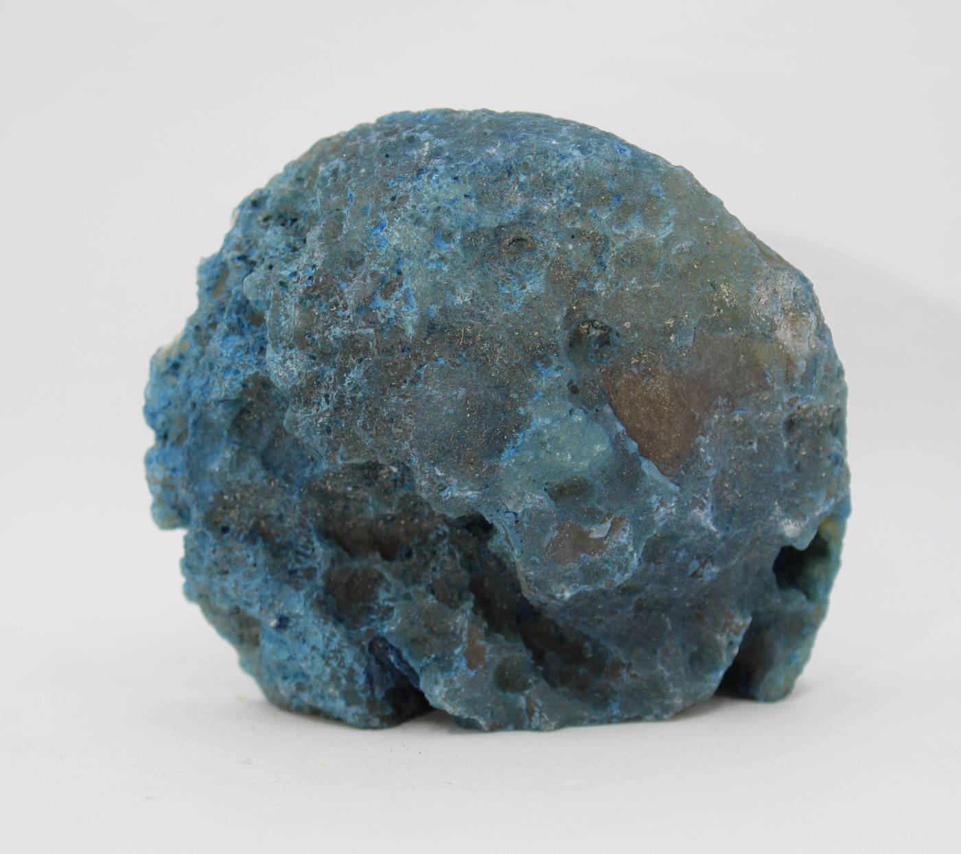 Agaat op standvlak (blauw)