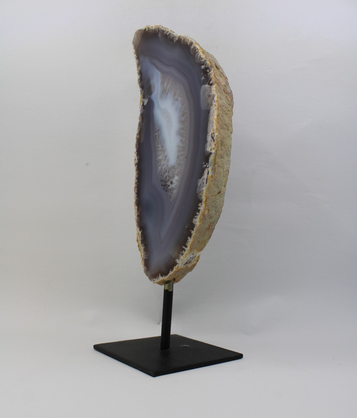 Agaat slab op standaard
