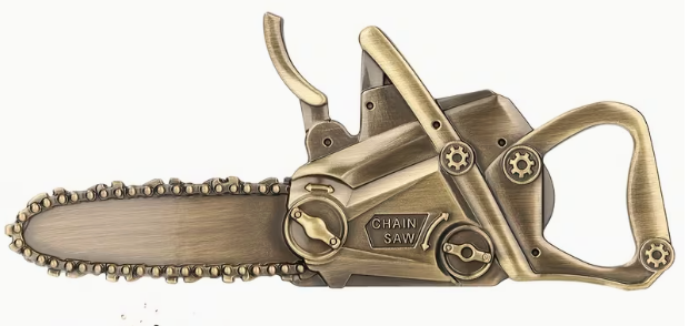 Flessen opener machine zaag (goud kleurig)