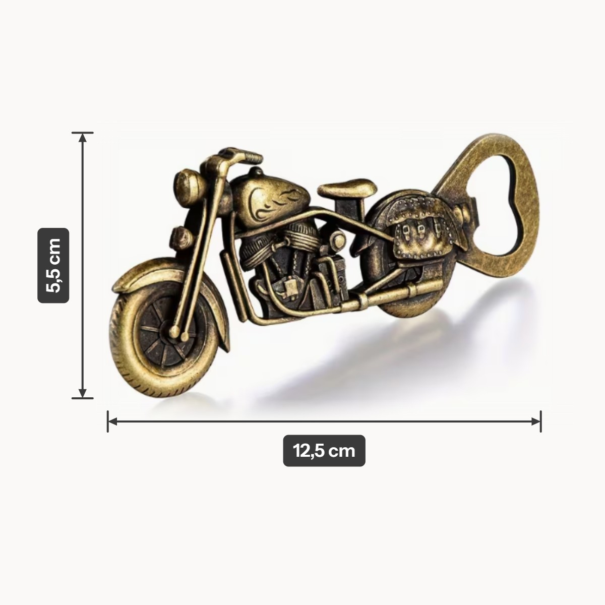 Flessen opener motor (goud kleurig)