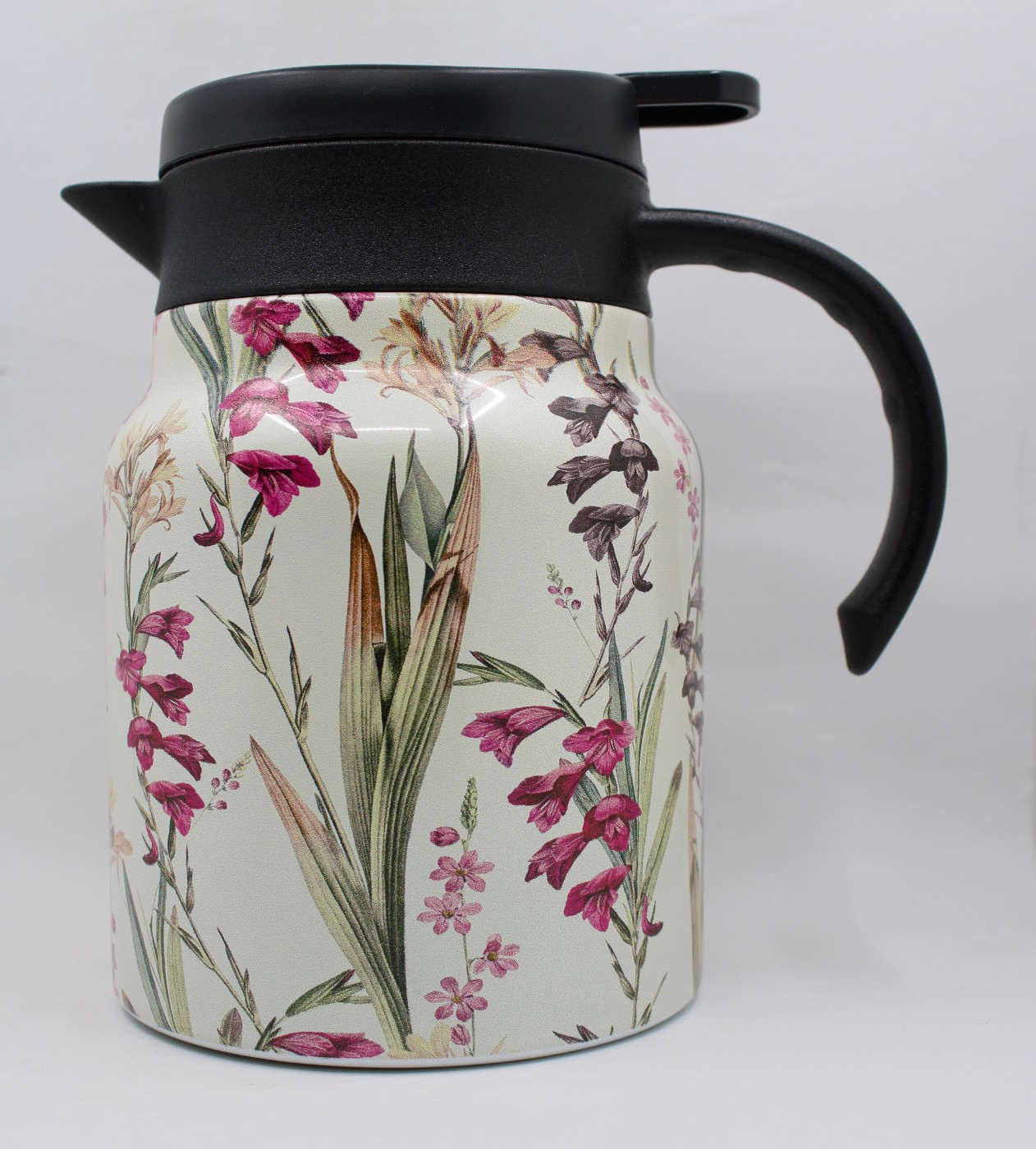 Theepot met theezeef - bloemen