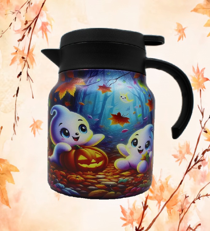 Theepot met theezeef - halloween