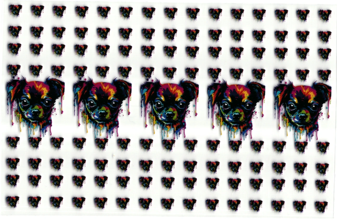 UV DTF sticker - hond