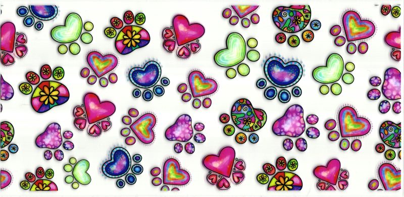 UV DTF sticker - hartjes