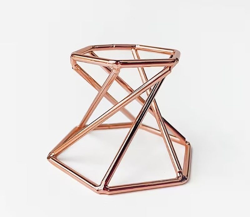Bolhouder voor 1 bol (rosé kleur)